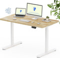 FLEXISPOT Solid Rubberwood Electric Standing Desk