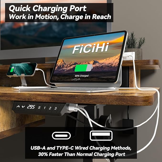 FiCiHi Adjustable Height Standing Desk - Image 5