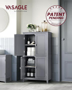 VASAGLE Floor Storage Cabinet, Freestanding Storage Unit - Image 4
