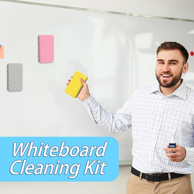 Heigble 8 Pack Whiteboard Cleaner 3.4 fl oz Whiteboard Cleaning Spray Dry Erase - Image 7