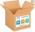 Medium Moving & Shipping Boxes 14 x 14 x 12 inches by IDLPackaging