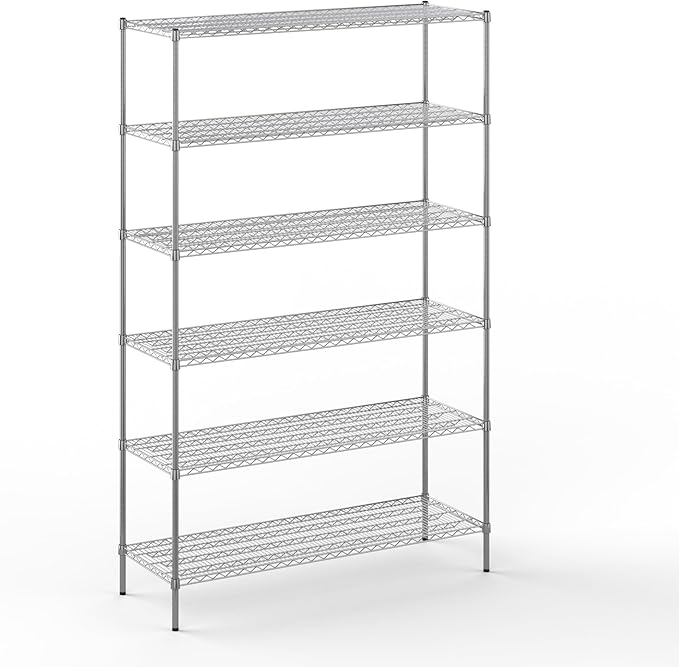 Regal Altair 21" Deep x 60" Wide x 96" Height Wire Shelving Kit | 6-Tier | NSF by Regal+Altair