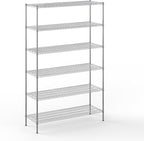 Regal Altair 21" Deep x 60" Wide x 96" Height Wire Shelving Kit | 6-Tier | NSF by Regal+Altair