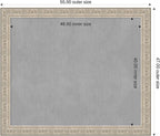 Amanti Art Silver Framed Magnetic Board 47x55 Oversize Vision Board - Image 2