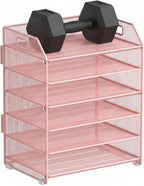 6 Tier Desk Organizer, Heavy-Duty Thick Metal Letter Tray Organizer, Large by Unknown