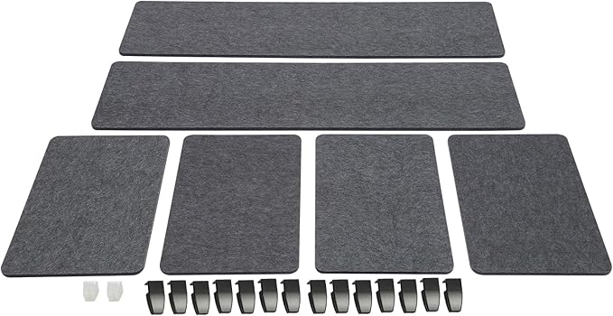 ReFocus Raw Clamp-On Acoustic Desk Divider Mounted Privacy Panel Set – Reduce - Image 9
