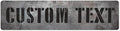 Custom Sign, Custom Street Sign, 11 Font Colors, 13 Font Styles, 4 Hole Options by MySignCenter