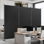 C-Hopetree 3 Panels Room Divider, 6 Ft Tall Indoor Folding Privacy Screen - Image 3