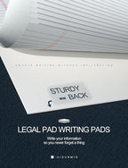 36 Pack Small Legal Pads 5x8 White Note Pads 5x8 College Ruled Paper Tablets - Image 5