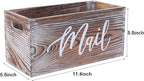 CFYACFY Mail Organizer Magazine Countertop Mail Storage Organizer - Image 6
