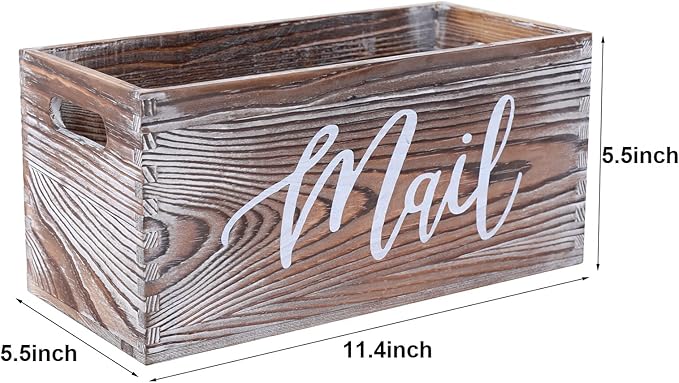 CFYACFY Mail Organizer Magazine Countertop Mail Storage Organizer - Image 6