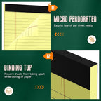 Legal Pads 8.5 x 14 Note Pads, 2 Pack Writing Pads Wide Ruled Notepads - Image 4