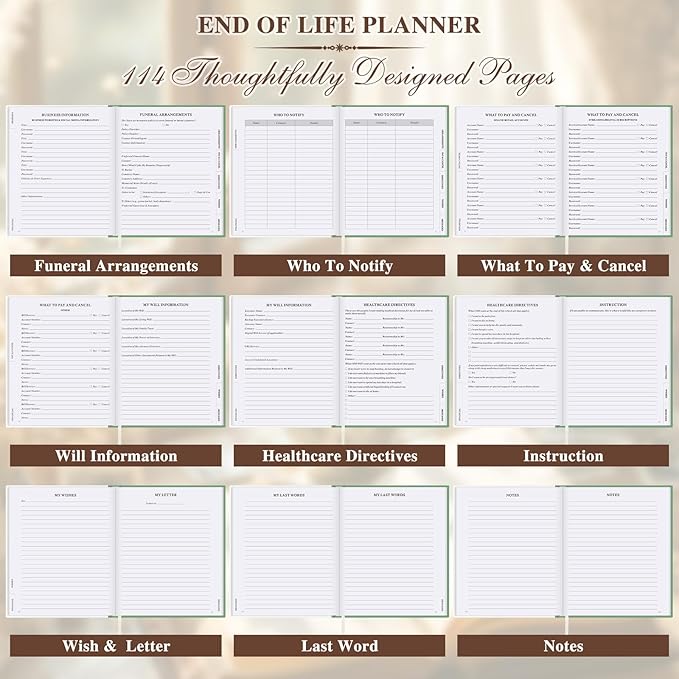Lanpn End of Life Planner Death Organizer - Image 5