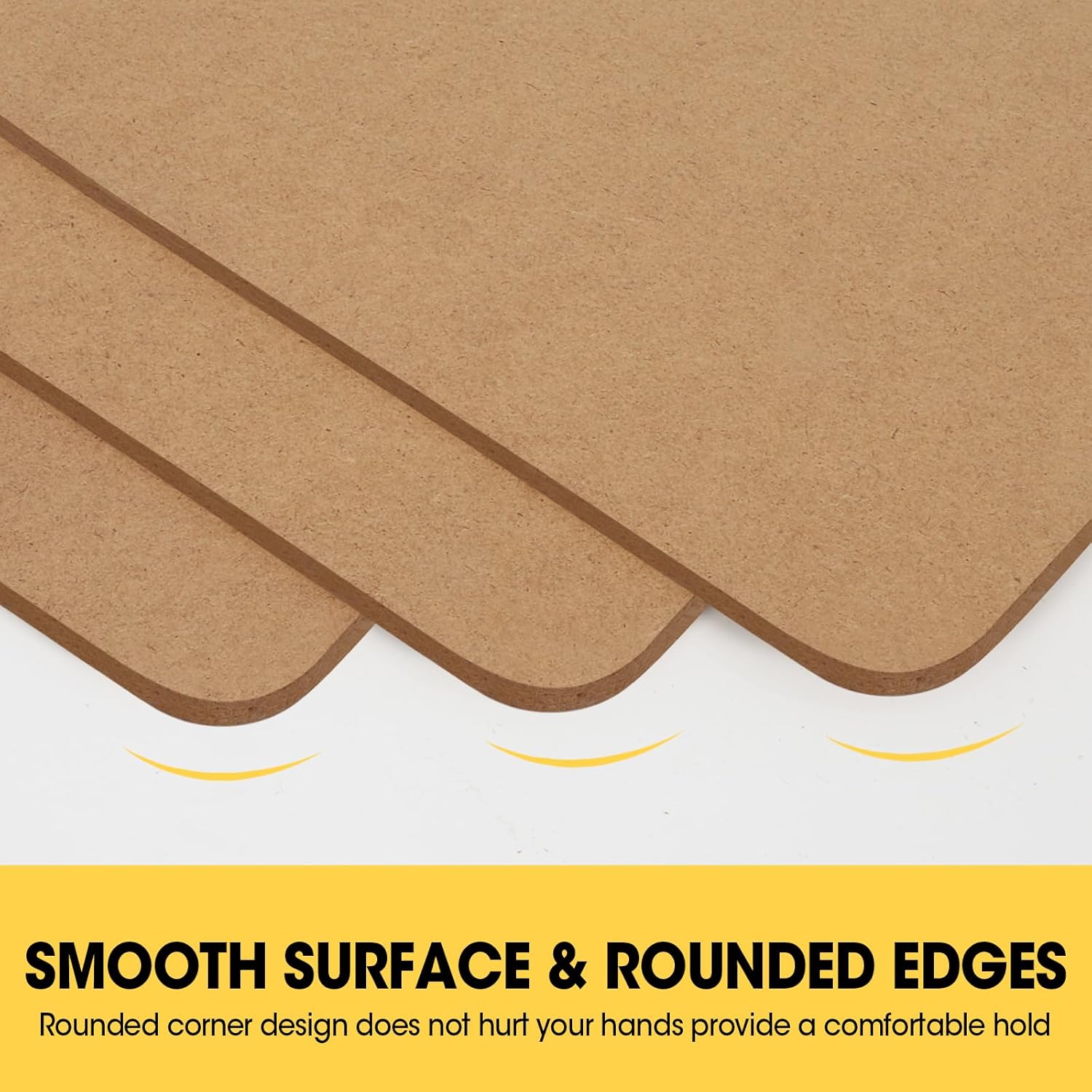 24 Pack Clipboards Bulk, Clip Boards 8.5x11 Standard Letter Size, Clipboards for Classroom, Wooden Clipboard, Hardboard Office Clipboard, Classroom Supplies