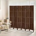 ALeesing 6 Panel Room Divider, 5.6Ft Wood Room Dividers and Folding Privacy by ALeesing