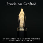 Wordsworth & Black Majesti Fountain Pen-, Luxury Case, 24K Gold Finish; 18K - Image 5