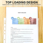 Sheet Protectors, PANDRI 500 Pack Clear Heavy Duty Plastic Page Protectors - Image 4