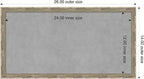 Amanti Art Silver Framed Magnetic Board 14x26 Small Vision Board - Image 2