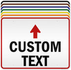 Custom Arrow, Custom Directional Sign, Up Arrow, 36x48 Inches, Reflective