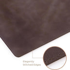 Node Leather - Genuine Leather Desk Mat, Desk Organizer & Cup Coaster - Leather - Image 8