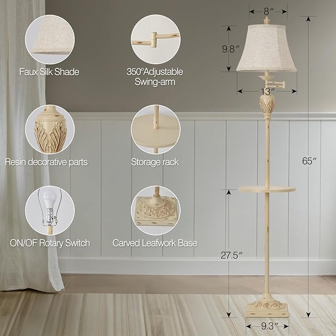 Traditional LED Floor Lamp - Image 3