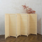 Furnnylane 6 Panel Short Room Divider Screen, Small Bamboo Panel Divider - Image 5