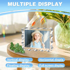 Aheroi 4x6 Acrylic Picture Frames, 3 Pack Clear Scalloped Acrylic Photo Frame - Image 5