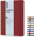 Lined Spiral Journal Notebook, A5 Hardcover Spiral Journals by Unknown