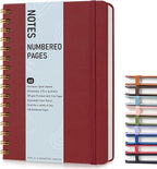 Lined Spiral Journal Notebook, A5 Hardcover Spiral Journals by Unknown