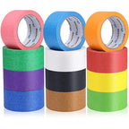 Oleitodh 12 Rolls Colored Masking Tape Painters Tape 2 Inch x 360 Yards by Oleitodh