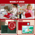 Cardstock 8.5 X 11, 80 Sheets Christmas Red Card Stock, 75lb/ 200gsm Copy Paper - Image 7