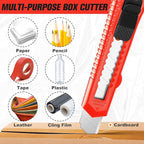 JOYUMY 20 Pack Utility Knife, Box Cutter Retractable, Box Knife - Image 6