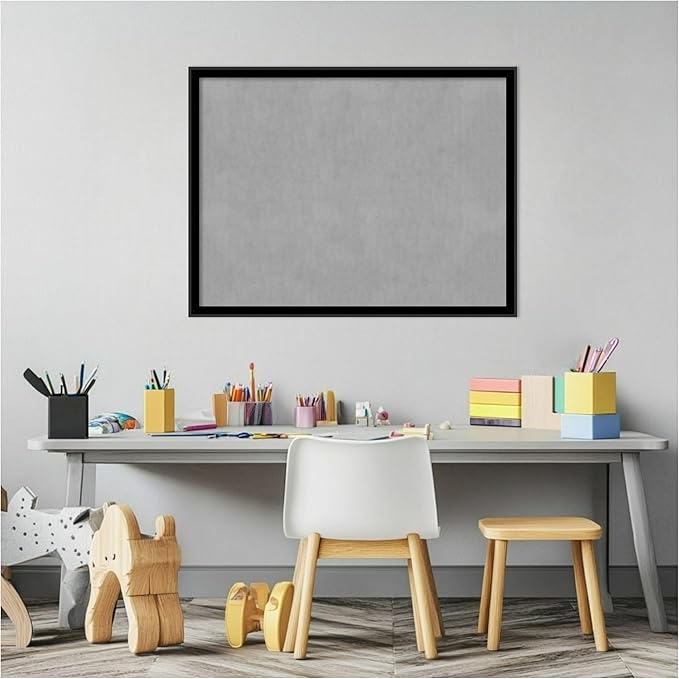 Amanti Art Black Framed Magnetic Board 19x25 Medium Vision Board - Image 5