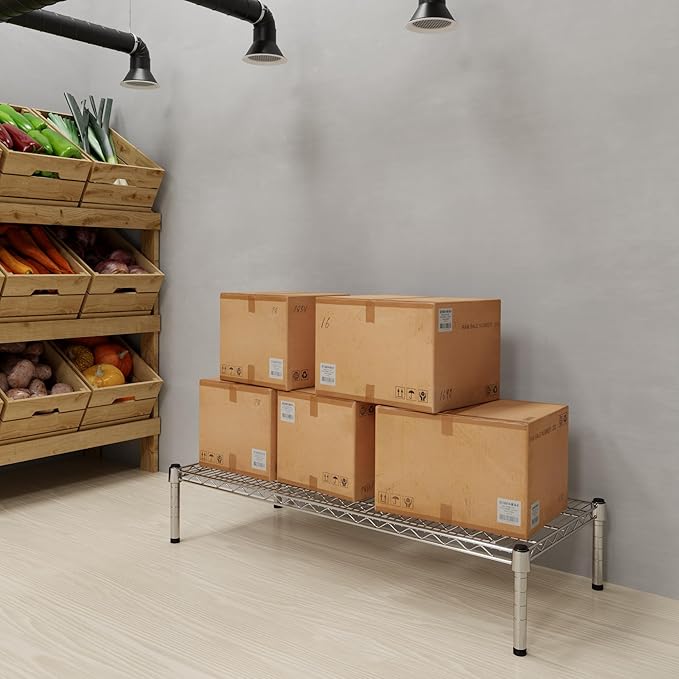 Regal Altair 18" Deep x 42" Wide x 8" Height 1-Tier Wire Shelving Kit | NSF - Image 2