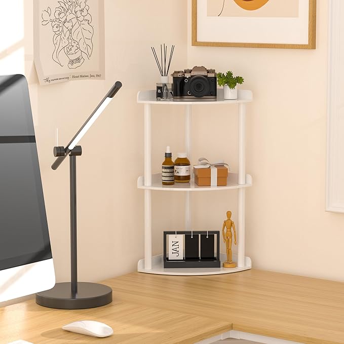 Sezanrpt 3 Tier Countertop Corner Organizer Shelf 7x7x15.7 Inch, Vanity Storage - Image 4