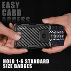 LIUGX Carbon Fiber Badge Holder - Image 6