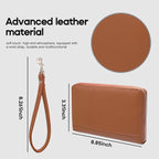 RFID Blocking Family Passport Holder Wallet 6, Premium Leather Travel Document - Image 4