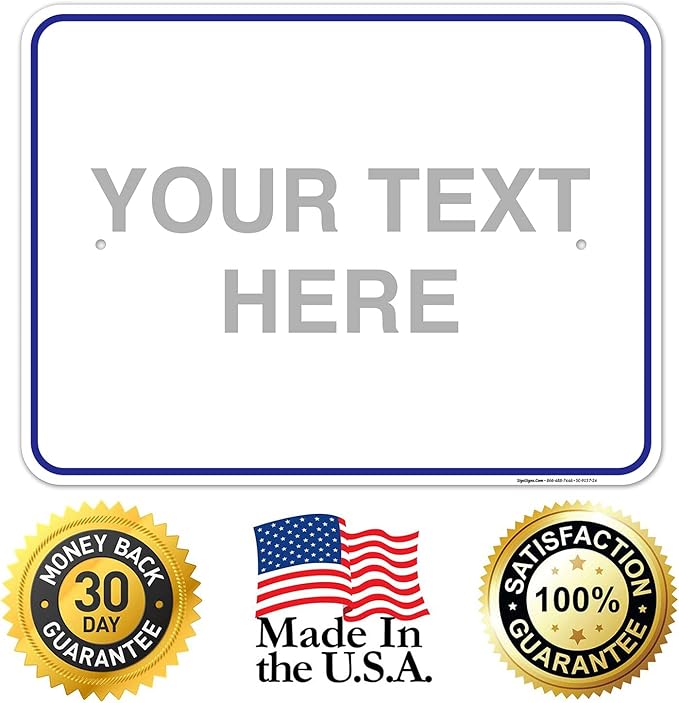 Custom Sign, Personalized Metal Signs, Customize - Image 8