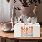 URLLUAE Hawaii Aloha Surf Girl Beach Wooden Pen Pencil Holder - Image 4