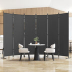 Helios&Hestia 6-Panel 6 ft Tall Indoor Folding Room Divider, Portable Privacy - Image 3