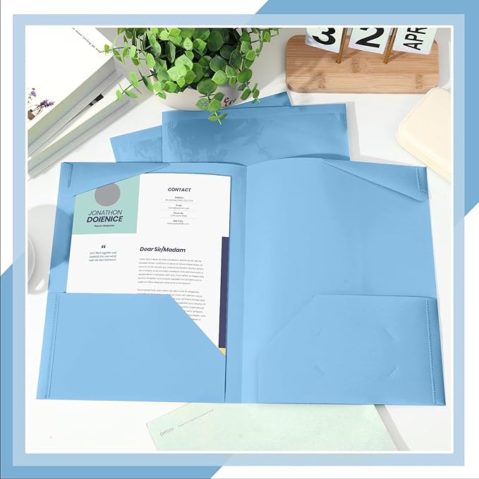 Henoyso 36 Pcs Plastic Folders - Image 4