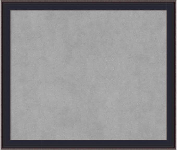 Amanti Art Black Framed Magnetic Board 23x27 Medium Vision Board by AmantiArt