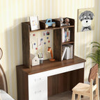 Tangkula Desktop Bookshelf, Countertop Storage Hutch - Image 4
