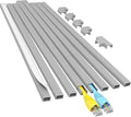 Yecaye Cord Hider, 113in Grey Cord Covers by Yecaye