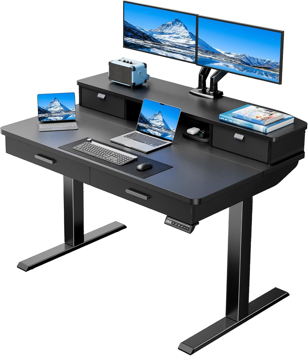 HUANUO 48 x 30 inch Electric Standing Desk