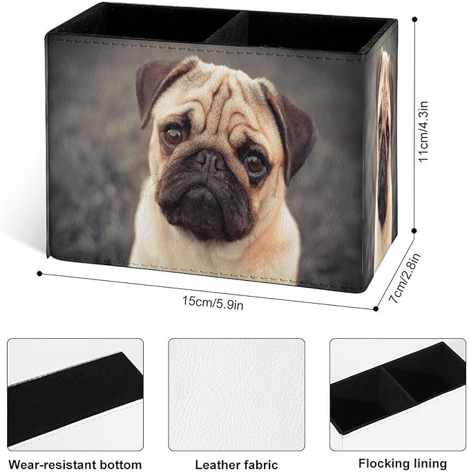 Famame 3D Pug Dog Puppy Pencil Holder - Image 3