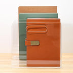 AIDIMOO Acrylic Magazine File Holder, 4 Vertical Compartments Desk Document - Image 5