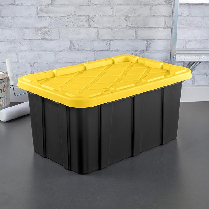 Sterilite 18-Pack Stackable Storage Bins, Heavy Duty Totes w/Lids, 17 Gallon - Image 4