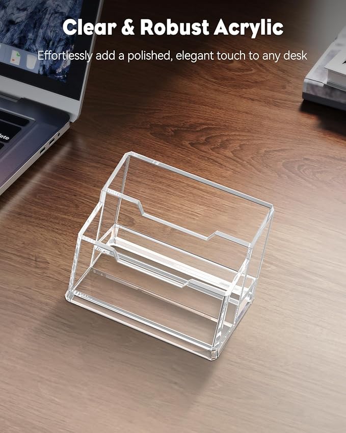 Uniclife Acrylic Business Card Holder - Image 5