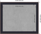 Amanti Art Black Framed Magnetic Board 19x23 Small Vision Board - Image 2